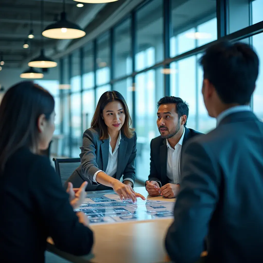 Our professional team collaborating